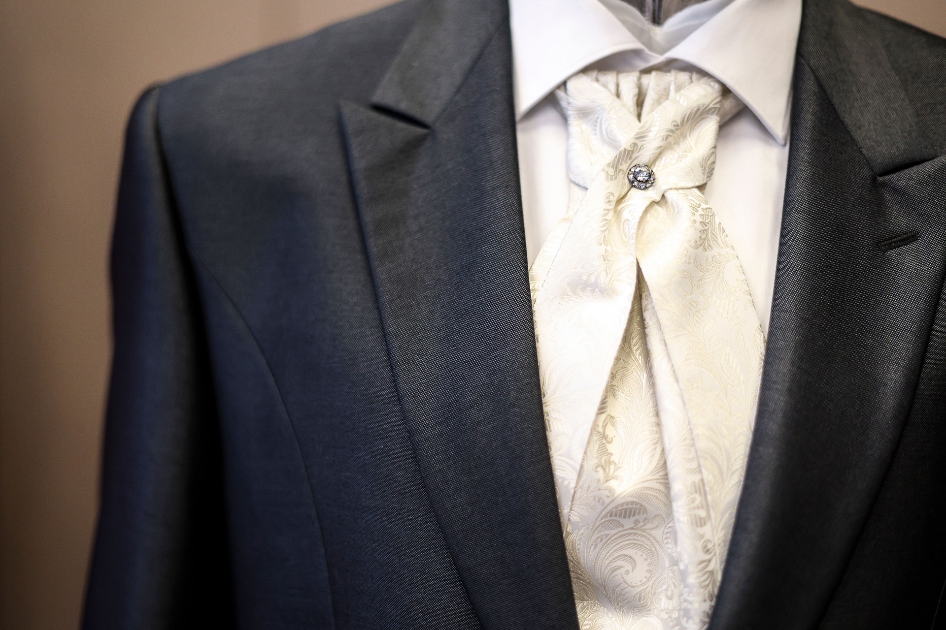 Suit and tie